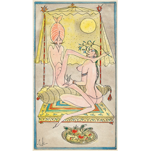ALBERT) LINDI (EIGTL. LINDEGGER : 'Komma Sutram oder die altindische Liebeskunst' (DOBIASCHOFSKY AUKTIONEN AG)