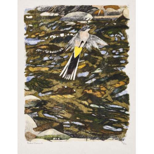 ROBERT HAINARD : 'Bergeronnette des ruisseaux moucheronnant' (DOBIASCHOFSKY AUKTIONEN AG)
