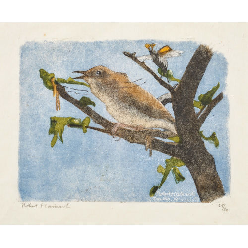 ROBERT HAINARD : 'Fauvette des jardins et hanneton' (DOBIASCHOFSKY AUKTIONEN AG)