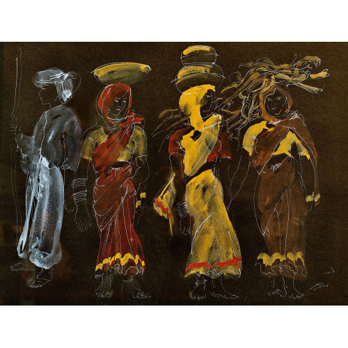 HANS ERNI : Indische Frauen (DOBIASCHOFSKY AUKTIONEN AG)