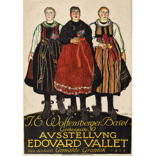 �DOUARD VALLET : '�douard Vallet Wolfensberger 1917' (DOBIASCHOFSKY AUKTIONEN AG)
