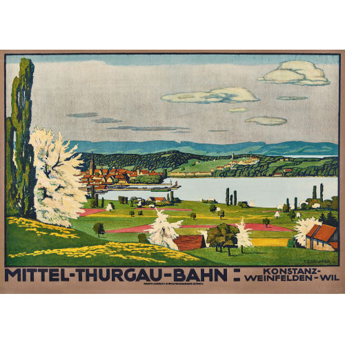 ERNST EMIL SCHLATTER : 'Mittel-Thurgau-Bahn' (DOBIASCHOFSKY AUKTIONEN AG)