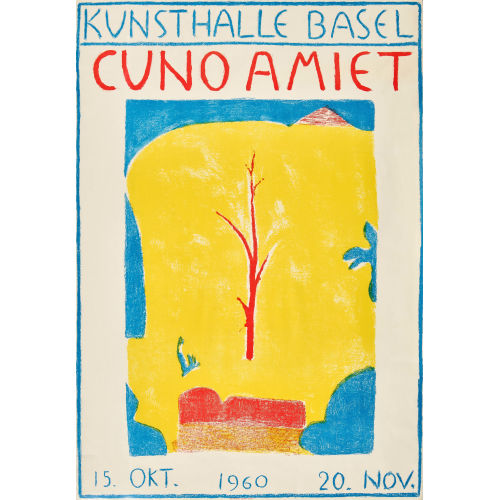 CUNO AMIET : 'Kunsthalle Basel 1960' (DOBIASCHOFSKY AUKTIONEN AG)