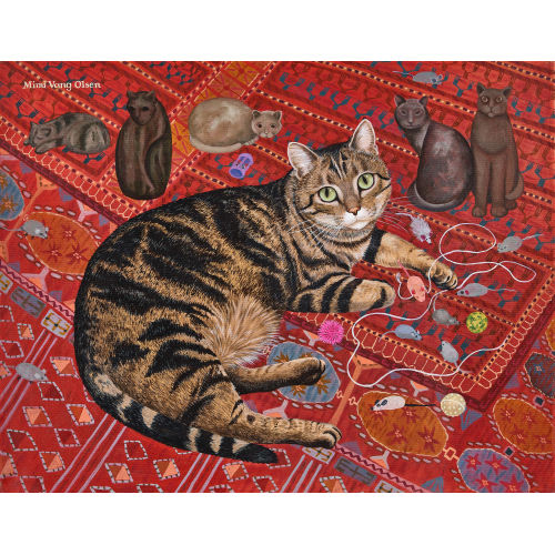 MIMI VANG OLSEN : 'Portrait of 'Mumbeli'' (DOBIASCHOFSKY AUKTIONEN AG)
