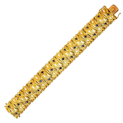 SAPHIR-BRACELET : (DOBIASCHOFSKY AUKTIONEN AG)