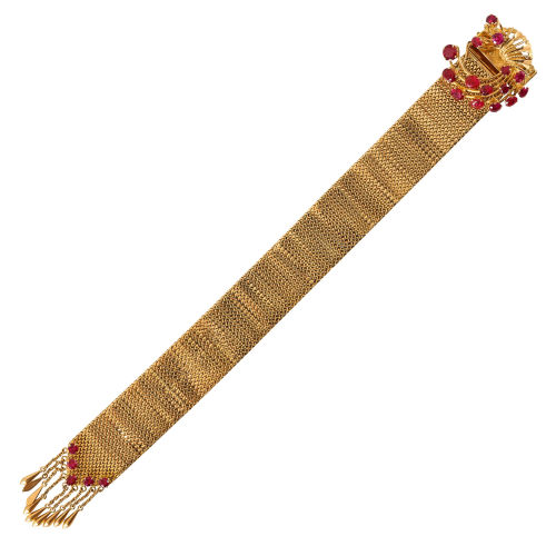 RUBIN-BRACELET : (DOBIASCHOFSKY AUKTIONEN AG)
