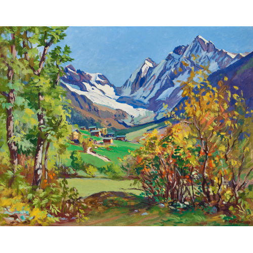 ALBERT NYFELER : 'L�tschental' (DOBIASCHOFSKY AUKTIONEN AG)
