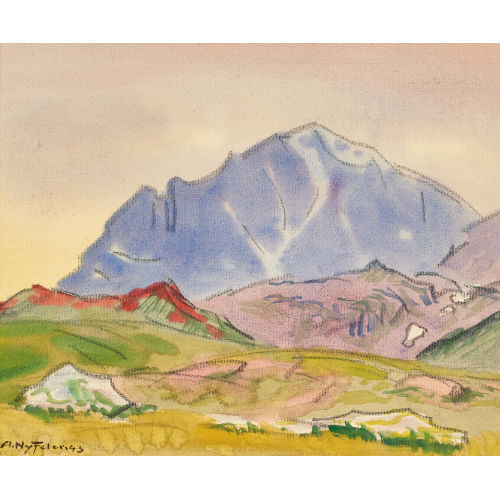 ALBERT NYFELER : Bergpartie (DOBIASCHOFSKY AUKTIONEN AG)