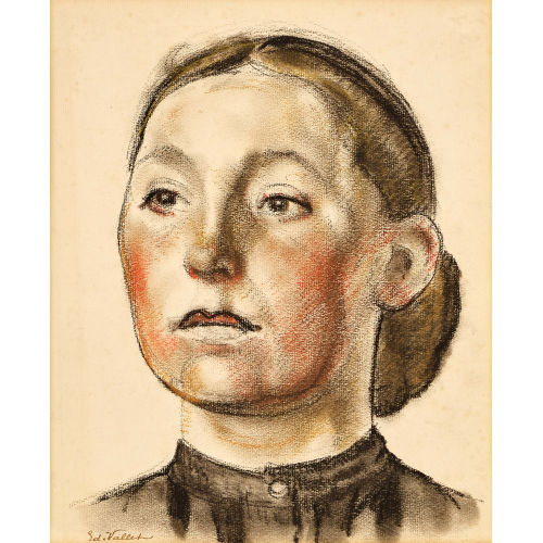 �DOUARD VALLET : Jeune Valaisanne (DOBIASCHOFSKY AUKTIONEN AG)