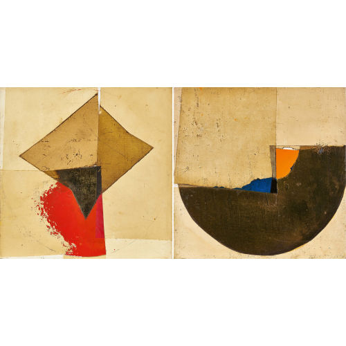 ROLF OTTO LEHMANN : Ohne Titel. Gegenstcke (DOBIASCHOFSKY AUKTIONEN AG)