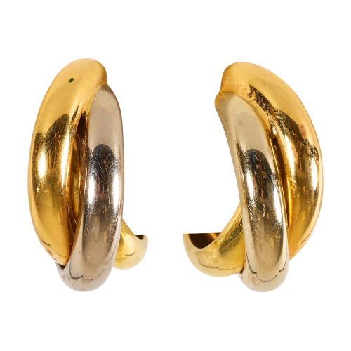 GOLD-OHRCLIPS : Cartier, 'Trinity', Paris (DOBIASCHOFSKY AUKTIONEN AG)