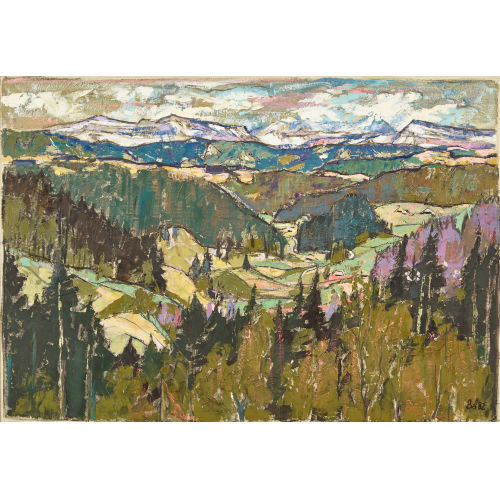 ERNST BAUMANN : Voralpenlandschaft (DOBIASCHOFSKY AUKTIONEN AG)