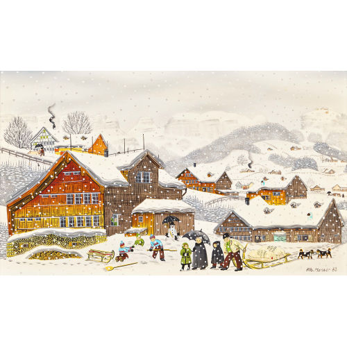 ALBERT MANSER : 'Mehltransport' (DOBIASCHOFSKY AUKTIONEN AG)
