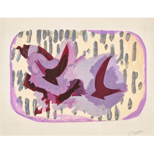 GEORGES BRAQUE : 'L'ordre des oiseaux' (DOBIASCHOFSKY AUKTIONEN AG)