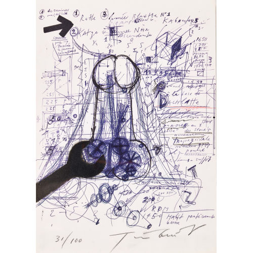JEAN TINGUELY : 'La Vittoria' (DOBIASCHOFSKY AUKTIONEN AG)