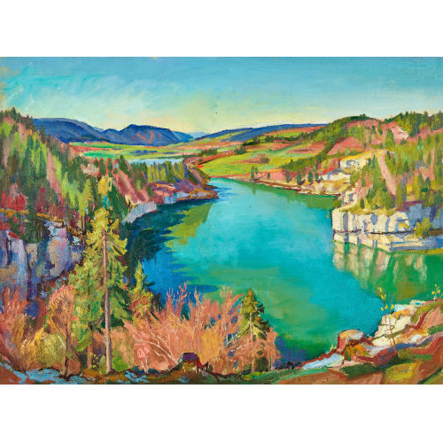 CHARLES L'EPLATTENIER : 'Matin de soleil' (DOBIASCHOFSKY AUKTIONEN AG)