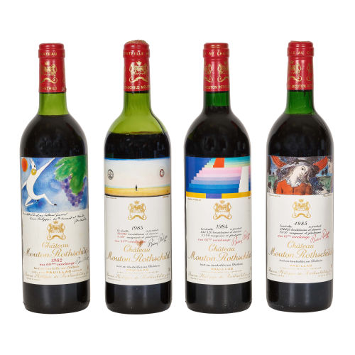 CH�TEAU MOUTON ROTHSCHILD : Pauillac, Premier Grand Cru Class�, 1982/1983/1984/1985 (DOBIASCHOFSKY AUKTIONEN AG)