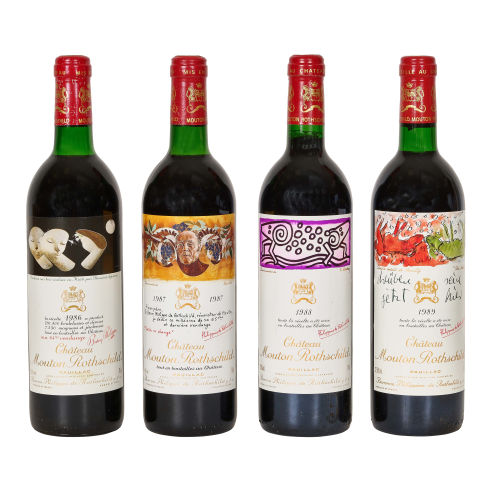 CH�TEAU MOUTON ROTHSCHILD : Pauillac, Premier Grand Cru Class�, 1986/1987/1988/1989 (DOBIASCHOFSKY AUKTIONEN AG)
