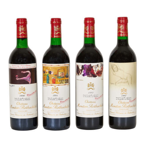 CH�TEAU MOUTON ROTHSCHILD : Pauillac, Premier Grand Cru Class�, 1990/1991/1992/1993 (DOBIASCHOFSKY AUKTIONEN AG)