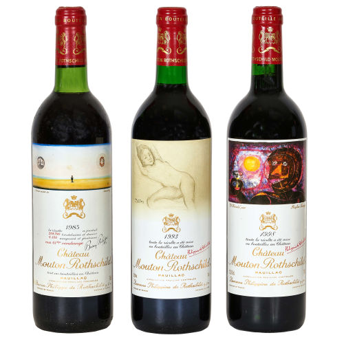 CH�TEAU MOUTON ROTHSCHILD : Pauillac, Premier Grand Cru Class�, 1983/1993/1998 (DOBIASCHOFSKY AUKTIONEN AG)