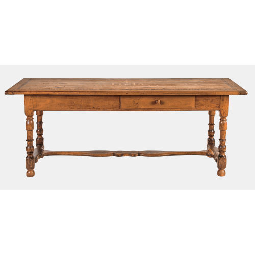TISCH MIT EINER FOLGE VON 6 ST�HLEN : Barock und Biedermeier, Schweiz, 18./19. Jh (DOBIASCHOFSKY AUKTIONEN AG)