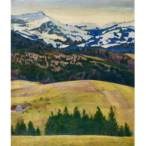 TRAUGOTT SENN : Fr�hlingslandschaft im Emmental (DOBIASCHOFSKY AUKTIONEN AG)