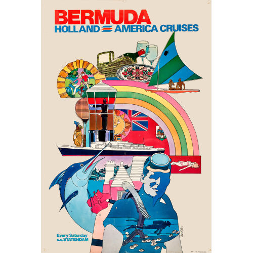 DAVID KLEIN : 'Bermuda Holland American Cruises' (DOBIASCHOFSKY AUKTIONEN AG)