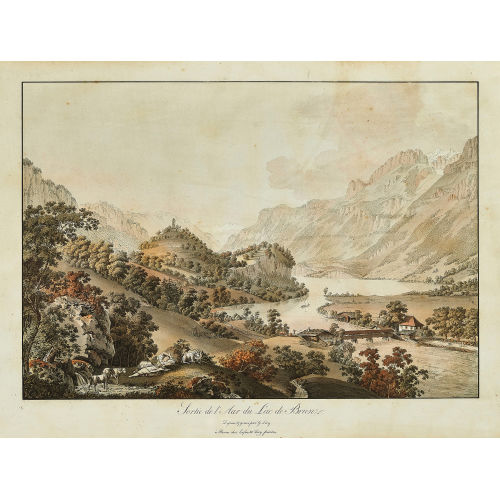 GABRIEL LUDWIG (GEN. LORY P�RE) LORY : 'Sortie de l'Aar du Lac de Brienz' (DOBIASCHOFSKY AUKTIONEN AG)