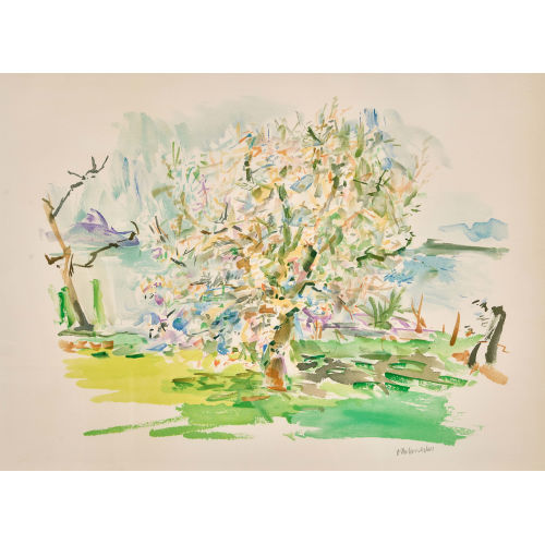 OSKAR KOKOSCHKA : 'Bl�hender Apfelbaum' (DOBIASCHOFSKY AUKTIONEN AG)