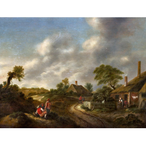 NICOLAES (AUCH CLAES) MOLENAER : D�rfliche Landschaft (DOBIASCHOFSKY AUKTIONEN AG)