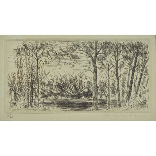 ANDR� ALBERT MARIE DUNOYER DE SEGONZAC : 'Chaville, l'�tang aux Ecrevisses' (DOBIASCHOFSKY AUKTIONEN AG)