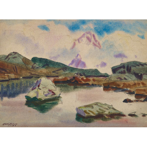 ALBERT NYFELER : Bergsee (DOBIASCHOFSKY AUKTIONEN AG)