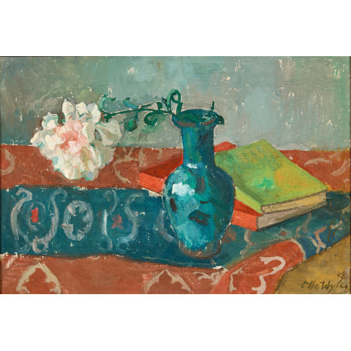 OTTO WYLER : 'Nelke in persischer Vase' (DOBIASCHOFSKY AUKTIONEN AG)
