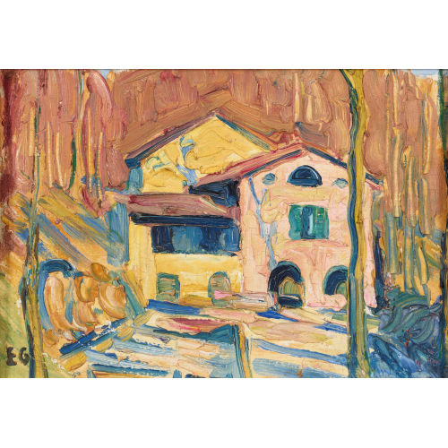 ERNST SAMUEL GEIGER : 'Haus im Wald' (DOBIASCHOFSKY AUKTIONEN AG)