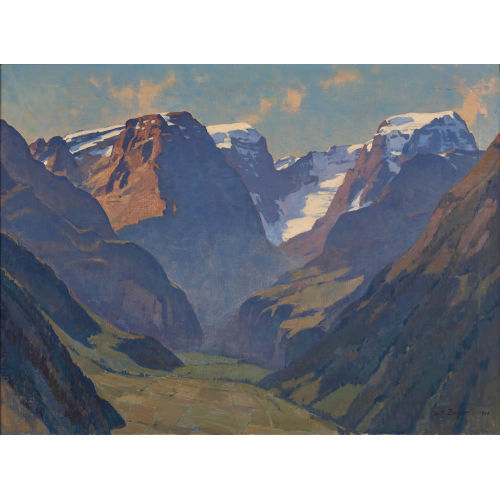 WILLY (EIGTL. WILHELM FRIEDRICH) BURGER : 'Talabschluss. T�digruppe' (DOBIASCHOFSKY AUKTIONEN AG)