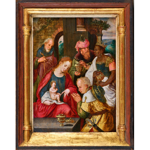 2. H�LFTE 16. JH. FL�MISCH : Die Anbetung der Heiligen Drei K�nige (DOBIASCHOFSKY AUKTIONEN AG)