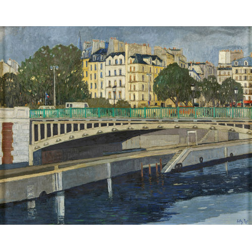 KATHY (EIGTL. THYS-BILL THYS : Ansicht der Seine in Paris (DOBIASCHOFSKY AUKTIONEN AG)