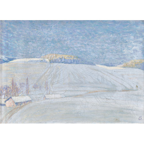 ERNST SAMUEL GEIGER : 'Schneelandschaft' (DOBIASCHOFSKY AUKTIONEN AG)