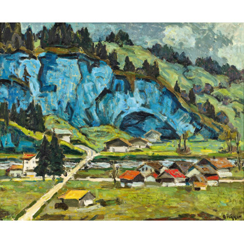 ARNOLD BR�GGER : 'Meiringen (An der Aare)' (DOBIASCHOFSKY AUKTIONEN AG)