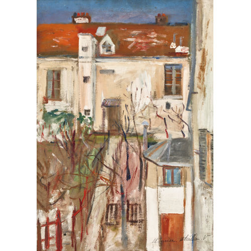 MAURICE UTRILLO : Maison � Montmartre (DOBIASCHOFSKY AUKTIONEN AG)