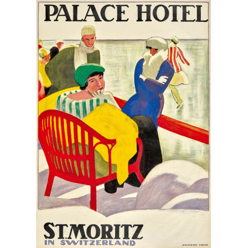 EMIL CARDINAUX : 'Palace Hotel - St. Moritz' (DOBIASCHOFSKY AUKTIONEN AG)