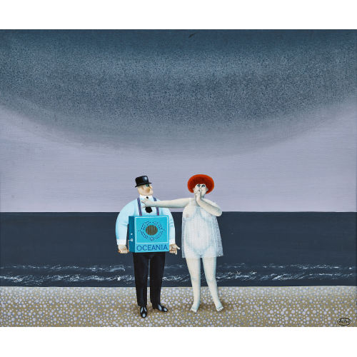 JAN BALET : 'Listen to the ocean. H�r nur - das Meer' (DOBIASCHOFSKY AUKTIONEN AG)