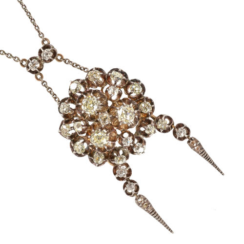 DIAMANT-COLLIER : (DOBIASCHOFSKY AUKTIONEN AG)