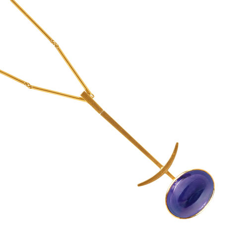 AMETHYST-ANHANGER MIT KETTE : Othmar Zschaler, Bern (DOBIASCHOFSKY AUKTIONEN AG)