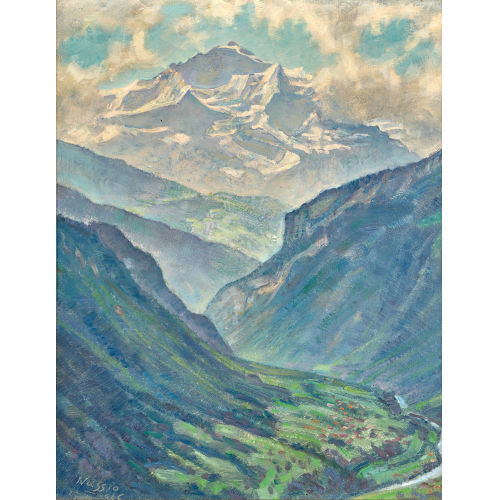 OSCAR NUSSIO : 'Jungfrau vom Harder (Interlaken)' (DOBIASCHOFSKY AUKTIONEN AG)