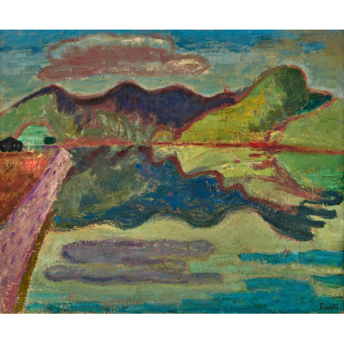 FRITZ EDUARD PAULI : Seelandschaft (DOBIASCHOFSKY AUKTIONEN AG)