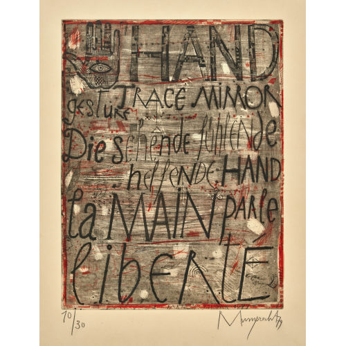 RUDOLF MUMPRECHT : 'Hand' (DOBIASCHOFSKY AUKTIONEN AG)