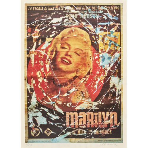 MIMMO ROTELLA : 'Marilyn' (DOBIASCHOFSKY AUKTIONEN AG)