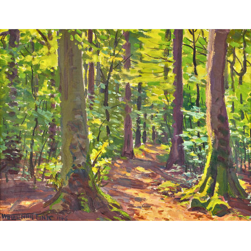 WALDEMAR THEOPHIL FINK : 'Waldweg (D�hlh�lzli)' (DOBIASCHOFSKY AUKTIONEN AG)