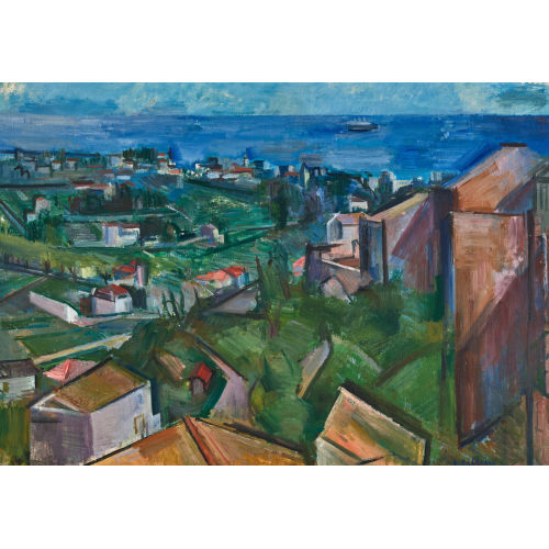 MAX VON M�HLENEN : S�dliche K�stenstadt (DOBIASCHOFSKY AUKTIONEN AG)